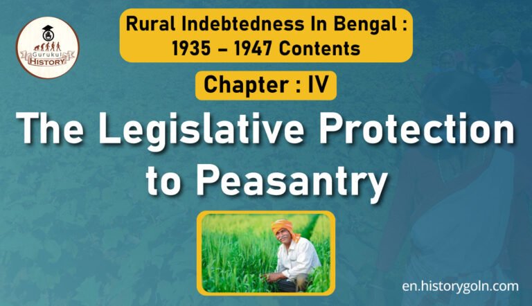 The Legislative Protection to Peasantry