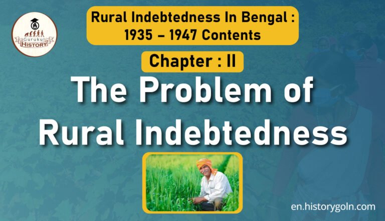 The Problem of Rural Indebtedness