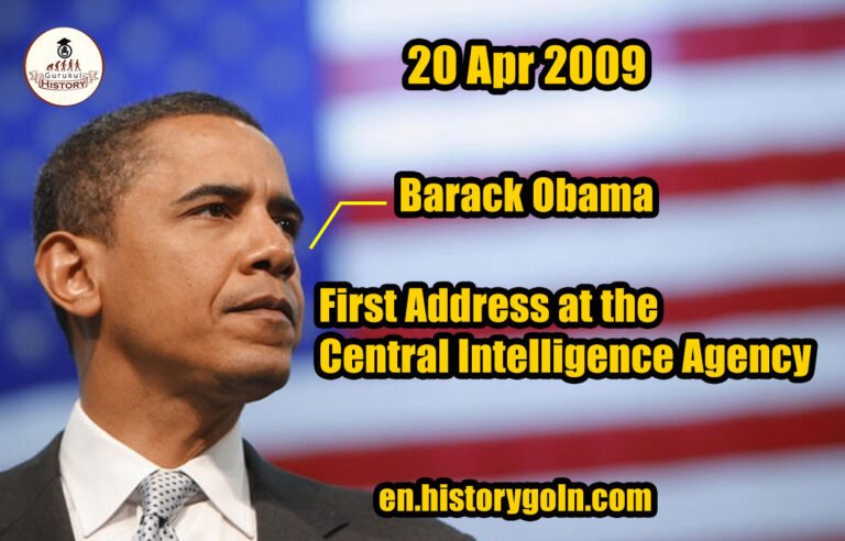 First Address at the Central Intelligence Agency | Barack Obama | 20 Apr 2009