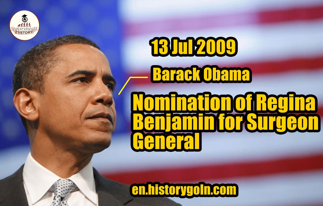 Nomination of Regina Benjamin for Surgeon General