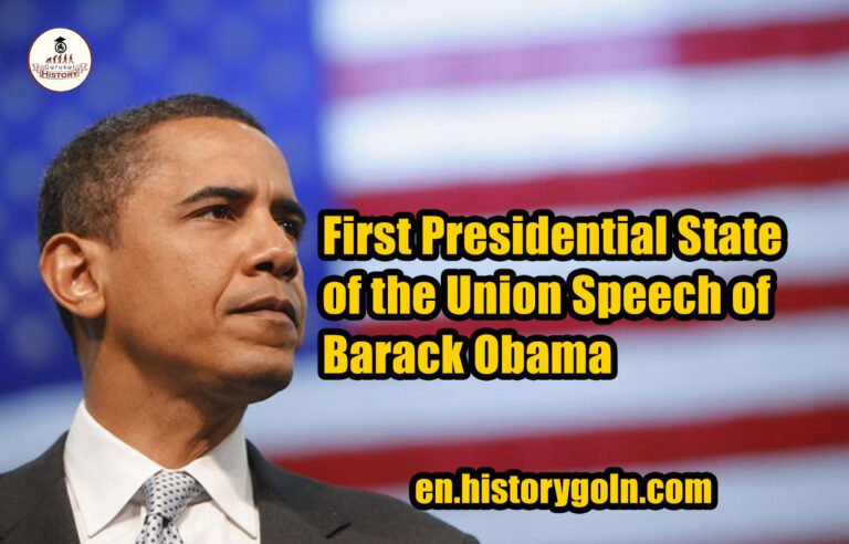 First Presidential State of the Union Speech of Barack Obama