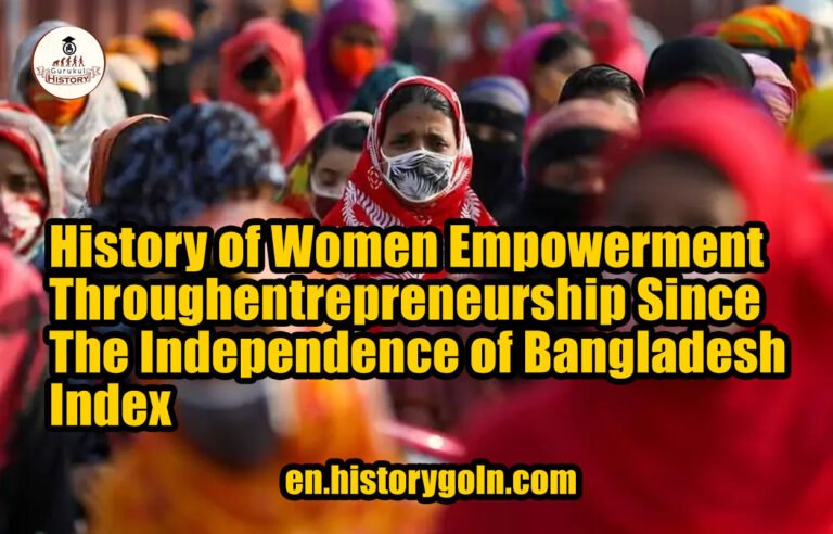 History of Women Empowerment Throughentrepreneurship Since The Independence of Bangladesh Index